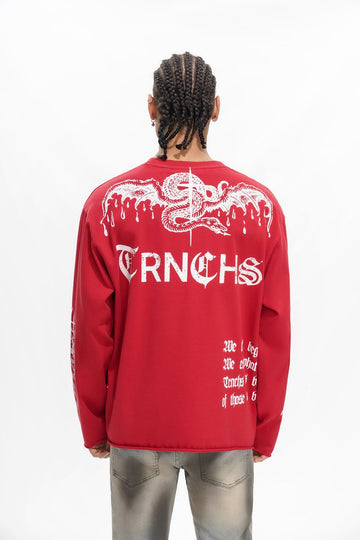 Trnchs  BUILT BY BLOOD RED (-Built-By-Blood-Red-Long-Sleeve)