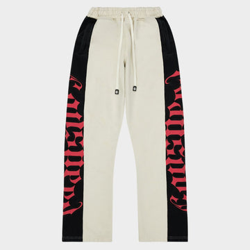 GODSPEED Courtside Sweatpants (Bone/Black/Red) BOOM2 (Courtside-Sweatpants-Bone-Black-Red-Boom2)