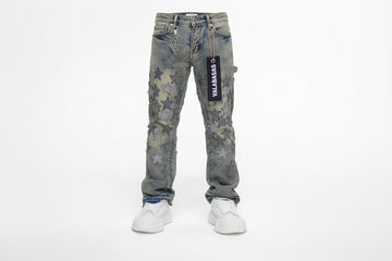 VALABASAS "V-STARS" KIDS DENIM STACKED (VPLAY3765)