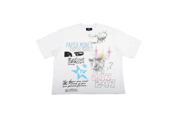 Paper Money DOODLE TEE WHITE
