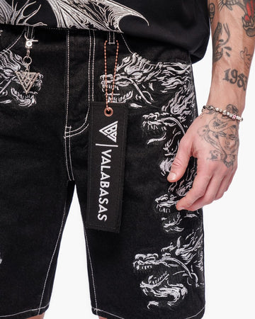 VALABASAS "TSUKI" DENIM SHORTS