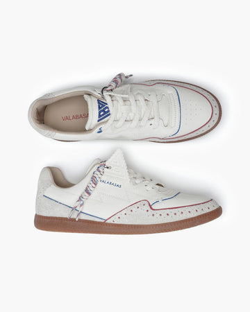 VALABASAS "ABLE" SUEDE MUTI WHITE (VLBS-ABLE-100)