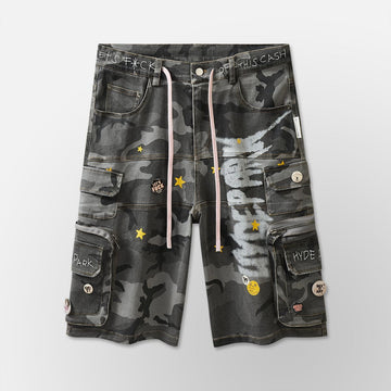 Hydepark XXXtra Cargo Short - Grey Camo (Xxxtra-Cargo-Short-Grey-Camo)