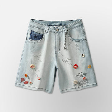 Hydepark Over Night Shorts- Blue (Over-Night-Shorts-Blue)