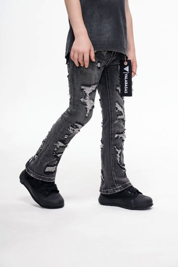 VALABASAS BREACH KIDS STACKED DENIM