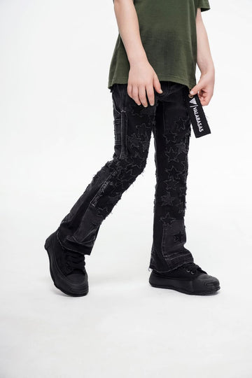 VALABASAS V-STARS KIDS STACKED DENIM