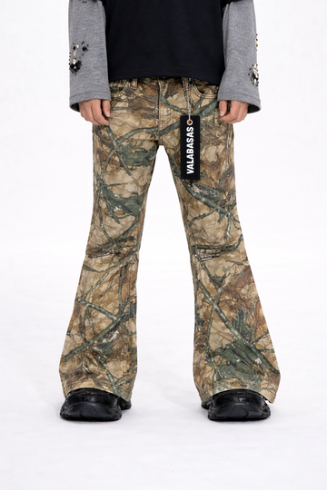 VALABASAS HAZARD" KIDS STACKED DENIM