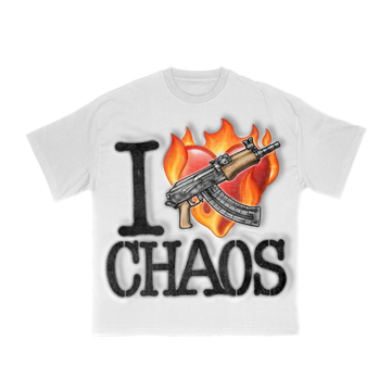 WKND RIOT I LOVE CHAOS - WHITE