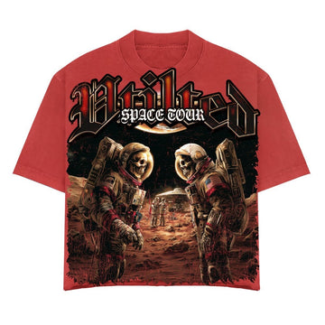 vtilted IMMORTAL" TEE red