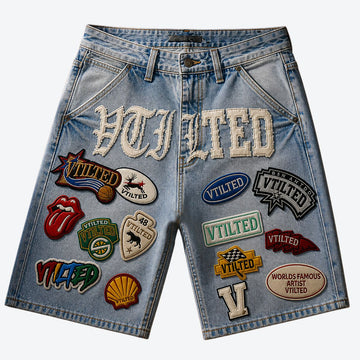 vtilted "SCOUTS" JORTS