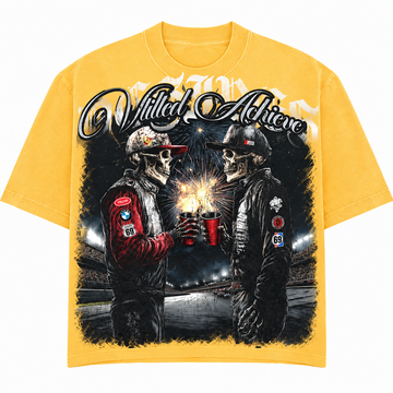 vtilted ACHIEVE" TEE yellow
