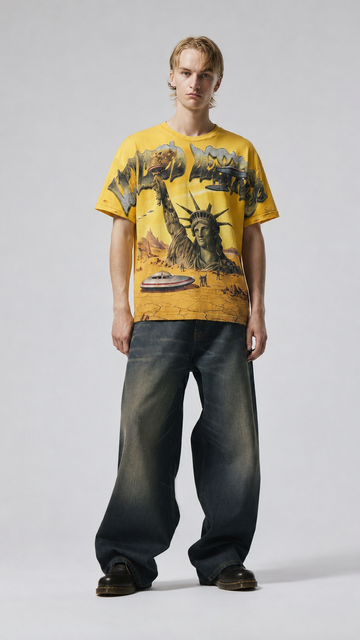 VTILTED DUNE- YELLOW WASH