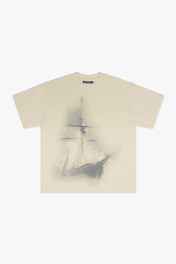 Silent Chptrs  "Tariq" Graphic Tee Cream