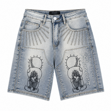 Reveer 'HANDALA' JEAN SHORTS