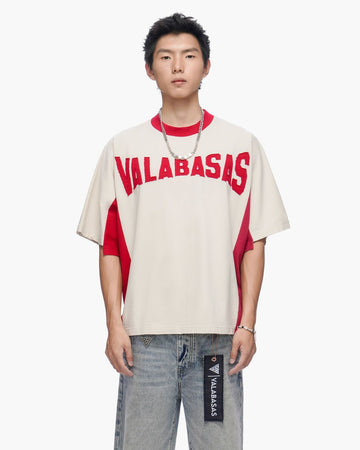 VALABASAS Granny Cream Red Tee