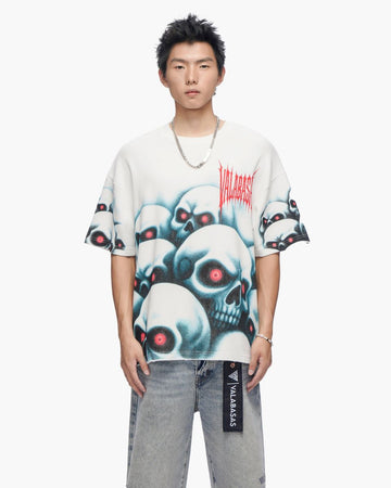 VALABASAS Grave Digger White Tee