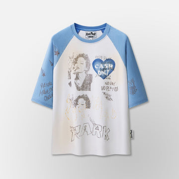 hydepark I Heart Cash Raglan - Blue