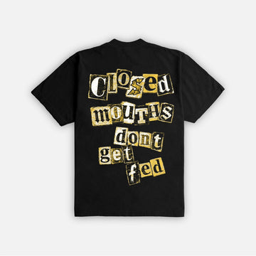 OUTRANK Closed Mouths Don’t Get Fed Ultra Heavyweight T-Shirt