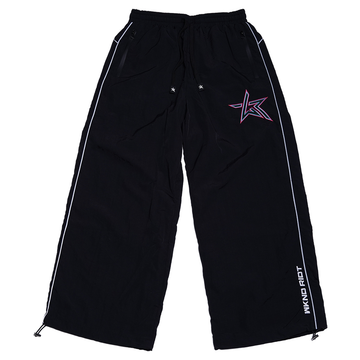 wknd riot 199X WINDBREAKER PANTS - BLACK