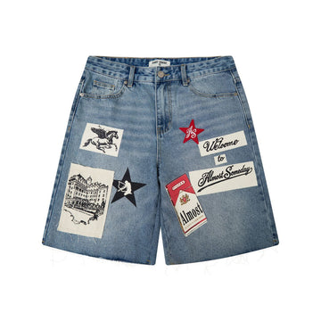 almost someday WELCOME DENIM SHORT