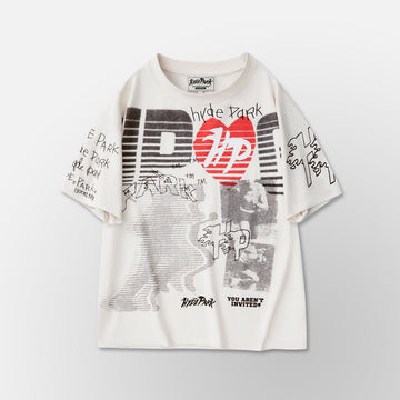 hydepark Track N Fleld-Cream  tshirt