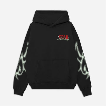 OUTRANK Fear Nothing Embroidered Ultra Heavyweight Hoodie