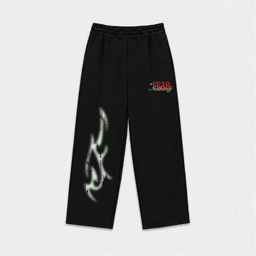 OUTRANK Fear Nothing Embroidered Joggers