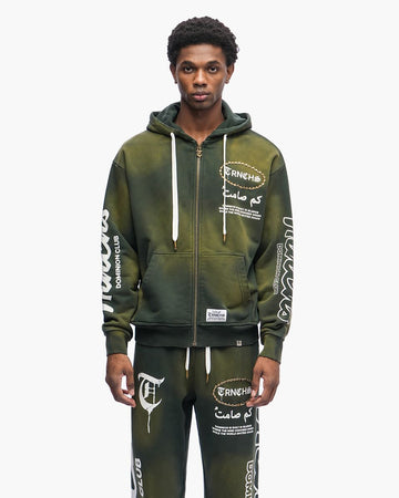 TRNCHS Dominion Green Hoodie