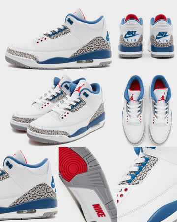 Jordan Retro 3 TRUE BLUE