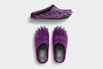 BRAVEST PURPLE BEAR CLAW MULES