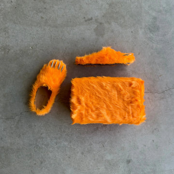 BRAVEST STUDIO ORANGE  BEAR CLAW MULES