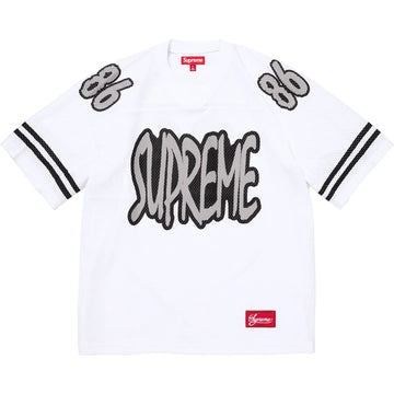 SUPREME Reflective Football Jersey WHITE