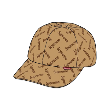 supreme monogram hats