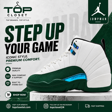AIR JORDAN RETRO 12 milwaukee bucks