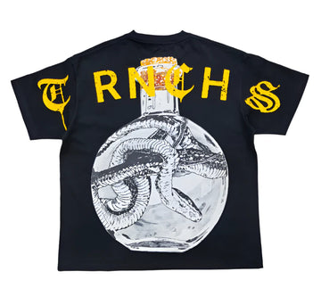 TRNCHS STRIKE FIRST Black Tee